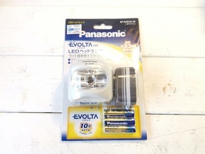 PANASONIC LEDヘッドランプ　　BF-AH01K-W φ7.5mmスタンダード白色LED採用 エボルタ付き　未使用品