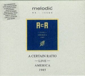 欧CD A Certain Ratio Live America 1985 MELO029CD Melodic /00110