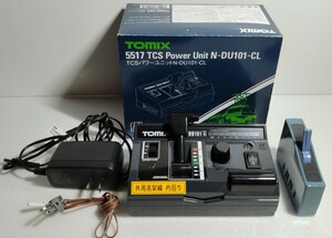 【中古Nゲージ】TOMIX 5517 TCSパワーユニット N-DU101-CL ： 5531 ポイントコントロールボックス N-S ・ D.C.フィーダーN 付き 動作確認済