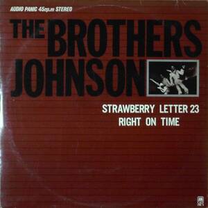 ◆THE BROTHERS JOHNSON/STRAWBERRY LETTER 23 (JPN 12 Promo)