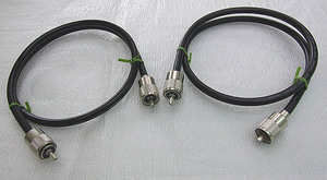 MP-MPコネクタ付 同軸ショートケーブル　5D-2V　0.65m　MP-MP が　2本です。