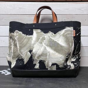COACH 70TH ANNIVERSARY CANVAS TOTE BAG DESIGN by ARTIST JAMES NARES PAINTED コーチ キャンバス トートバッグ ジェームス ネアーズ