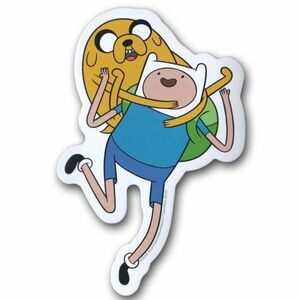 Adventure Time ステッカー アドベンチャー・タイム Finn & Jake Piggyback