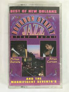 ■□J960 未開封 BOURBOＮ STREET JAZZ バーボン・ストリート・ジャズ AFTER DARK アフター・ダーク カセットテープ□■