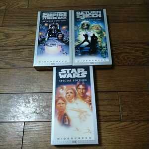 スターウォーズ VHS 3本セット 帝国の逆襲、ジェダイの復讐 STAR WARS 