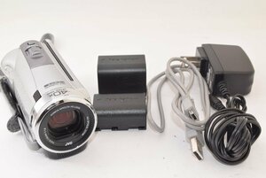 ★美品★ JVC ケンウッド Everio GZ-HM33-S シルバー デジタルビデオカメラ 2403048