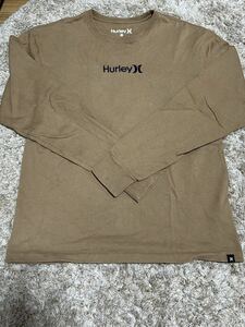 1円スタート 未使用に近い！Hurley トレーナー　長袖 トップス 刺繍Sサイズ　メンズ　古着