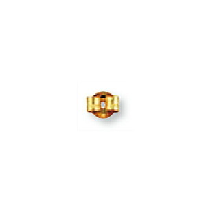 【1個売り】 ピアスキャッチ 18金 イエローゴールド シンプルキャッチ 丸型 軸径0.65mm用｜K18YG 貴金属 ジュエリー レディース メンズ