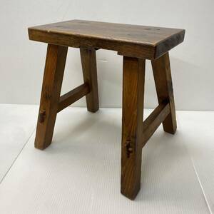 木製 スツール 花台 椅子 踏み台 古道具 アンティーク 腰掛け 作業椅子 インテリア 