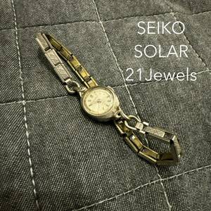 SEIKO セイコー SOLAR 21Jewels 7504088腕時計 ジャンク品