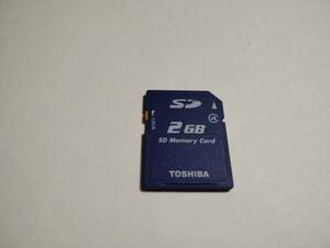 2GB　TOSHIBA　SDカード　フォーマット済み　メモリーカード