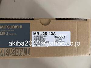 新品★MITSUBISHI 三菱 【MR-J2S-40A】 サーボアンプ【6ヶ月保証付き】