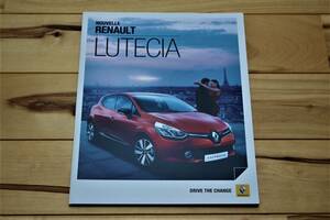 RENAULT LUTECIA カタログ（2013年11月）アクセサリーカタログ2点セット　ルノー