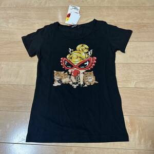 新品ヒステリックミニ　ヒョウミニーちゃん半袖Tシャツ140 定価6405円　【ブラック】色違いあり　カットソー セクシーミニ　ネコ