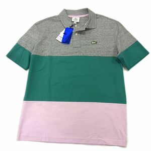 新品 定価1万5000円●LACOSTE L!VE ラコステ ライブ ポロ シャツ カットソー プルオーバー メンズ Sサイズ 未使用 半袖 1円スタート