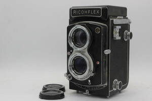 【返品保証】 リコー Ricohflex RICONAR 8cm F3.5 二眼カメラ v1039