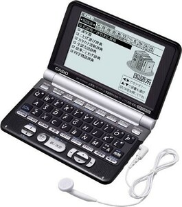 CASIO 電子辞書 Ex-word XD-ST6300BK ブラック (100コンテンツ, 多辞書モデ