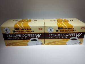 ミル総本社 エクサライフコーヒーW 60包入り×2箱 EXERLIFE COFFEE 