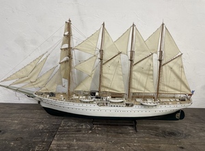 完成品 ESMERDLDA エスメラルダ 練習 帆船 模型 1/100スケール 全長115cm チリ海軍