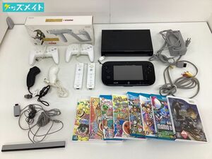 【同梱不可/ジャンク】Wii U 本体・ソフト まとめ売り 太鼓の達人 スーパーマリオブラザーズU 他