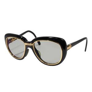 Cartier カルティエ トリニティ サングラス 53□18 135 プラスチック 黒 ブラック ゴールド ヴィンテージ 眼鏡 アイウェア