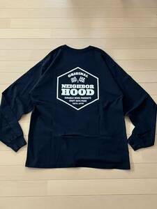 NEIGHBORHOOD 22AW 222PCNH-LT02 サイズM ブラック TEE ロンT 