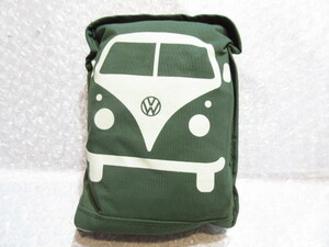 VW ポケッタブル・レギュラーエコバッグS/グリーン(緑)【core OBJ】新品/CO-KVW-3954G/ECO BAG/ワーゲンバス/