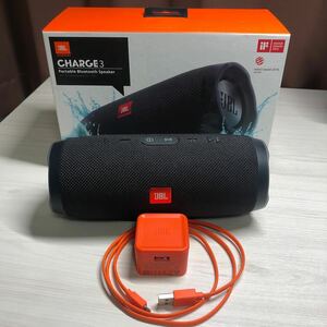 JBL CHARGE3 Bluetoothスピーカー ブラック (バッテリーはジャンク)