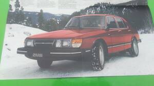 当時もの！SAAB サーブ USA　英語版　カタログ 　1984　北米　900 ターボ 