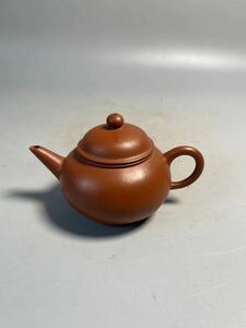 旧家蔵出 朱泥 福記 陶磁器 急須 紫泥 白泥 時代物 茶壷 煎茶道具 中国宜興 紫砂 中国美術 中国古玩 中国茶器