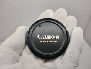 ちょい穴あり　Canon　E-52mm　ULTRASONIC　レンズキャップ　キャノン　フロントキャップ
