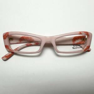 Vivienne Westwood ヴィヴィアン・ウエストウッド ピンク メガネ 口紅 イタリア製 | 正規新品 未使用 | 英国ブランド 