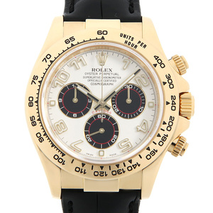 ロレックス デイトナ 116518 ホワイト×ブラック アラビア G番 中古 メンズ 腕時計