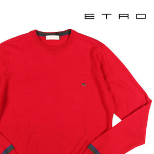 ETRO（エトロ） 丸首セーター 1M500 9603 レッド S 24190 【W24190】