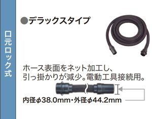 マキタ 電動工具接続タイプ標準用ホース Φ28 5.0m A-30623 新品 お取り寄せ