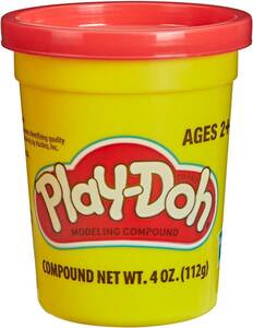 プレイ・ドー Play-Doh シングル缶 112g(あか)こむぎねんど B8176 正規品