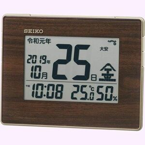 セイコークロック SQ442B 12.7×16.5×2.5cm 体サイズ: 掛け時計 Clock Seiko 135