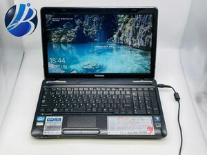 ☆東芝 ノートパソコン dynabook T451/46DBK☆Win10/Microsoft Office/Core i5-2430M/SSD256GB/メモリ8GB/15.6型/中古/ノートPC/P772