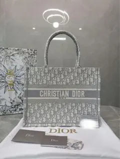 CHRISTIAN DIOR ミディアム バッグ ブックトート オブリーク