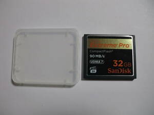 ケース付き　32GB　SanDisk　EXTREME PRO　UDMA7　90MB/s　CFカード　フォーマット済み メモリーカード　コンパクトフラッシュカード