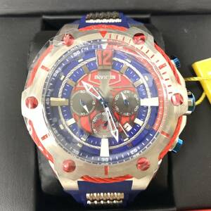 【未使用 限定品】INVICTA MARVEL SPIDER MAN ブルー文字盤 インビクタ スパイダーマン　レア