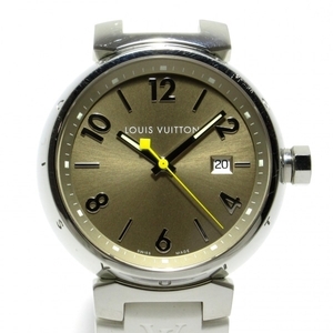LOUIS VUITTON(ヴィトン) 腕時計 タンブール Q1112 メンズ 純正ベルト(R10210) ライトブラウン