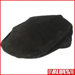 グーリンブラザーズ ハンチング帽 メンズ 黒 スエード 帽子 キャップX7078