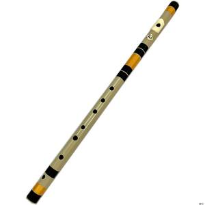 バーンスリー key A Bass フルート PVC 樹脂製 インド産 優しい まろやか 音色 丈夫 Radhe Flute 送料無料