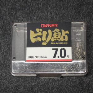 OWNER ビリ鮎 BIRI AYU HOOKS 7.0号 線径/0.33mm 残数98本 (6g0103) ※クリックポスト5