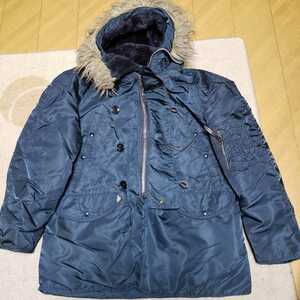 ALPHA INDUSTRIES アルファ インダストリーズ N-3B フライト JACKET NAVY(検 REALMcCOY