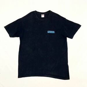 SUPREME/Made in USA/Spiral Tee/2021SS/Crew Neck S/S/Navy/Large/シュプリーム/スパイラルプリント半袖Tシャツ/ネイビー/ボックスロゴ