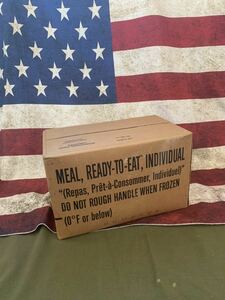 米軍 実物 放出品 レーション 戦闘糧食 CASE-A MEAL READY 1-12 釣り キャンプ アウトドア 非常食 防災 未開封 新品　T