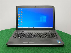 中古/15型/ノートPC/Windows10/爆速SSD256GB/4GB/2世代i5/EPSON　NJ3500E 新品無線マウス 　MS office2019搭載