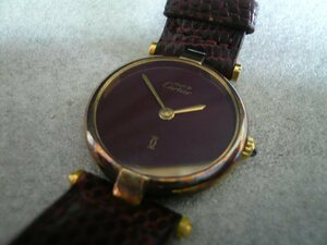 WSP-01590-08 Cartier カルティエ ARGENT 925 クォーツ 腕時計 1点